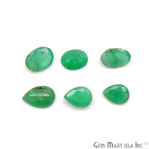 5 Cts. Lot Oval Emerald Gemstones, Mix Shape Stones, Loose Gemstones - GemMartUSA