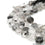 Rutilated Heart Beads, 8 Inch Gemstone Strands, Drilled Strung Briolette Beads, Heart Shape, 8mm
