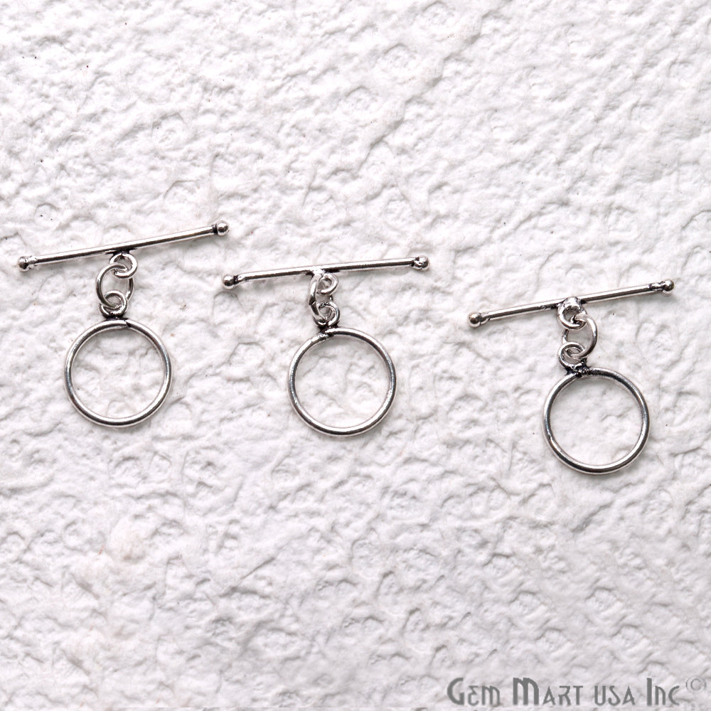 10pc Lot Round Oxidized Finding, Filigree Findings, Findings, Jewelry Findings - GemMartUSA