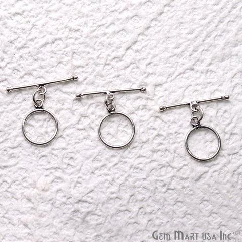 10pc Lot Round Oxidized Finding, Filigree Findings, Findings, Jewelry Findings - GemMartUSA