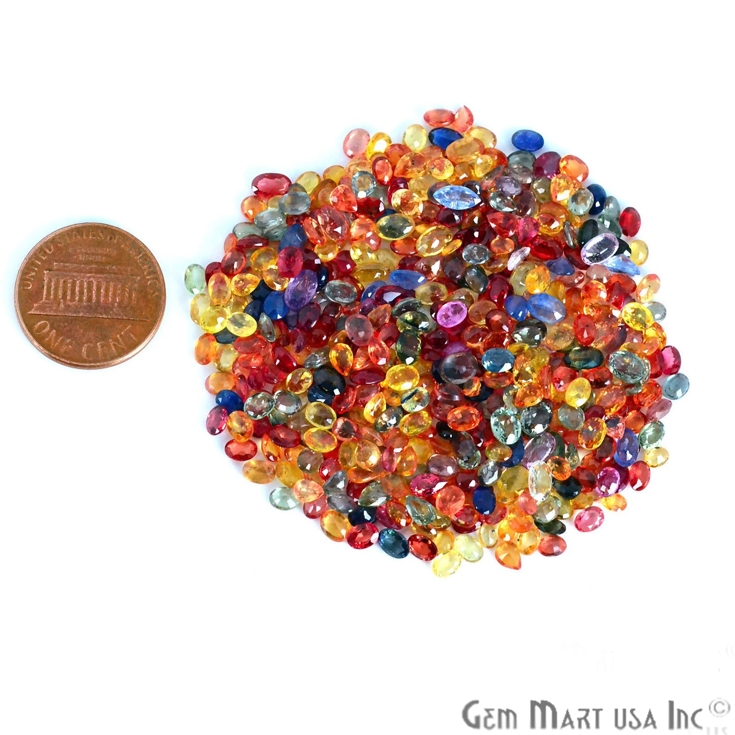 5 Carat Multi Sapphire Mix Shape Wholesale Loose Gemstones - GemMartUSA