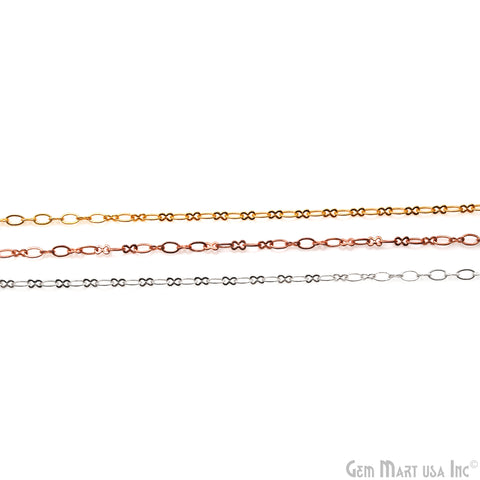 Infinity Link Chain For Jewelry Making 4x2mm Figure Of 8 Chain Necklace Minimal Chain