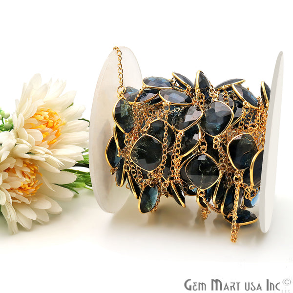Tanzanite Cushion 16mm Gold...