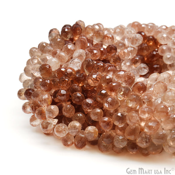 Golden Rutile Rondelle Beads,...