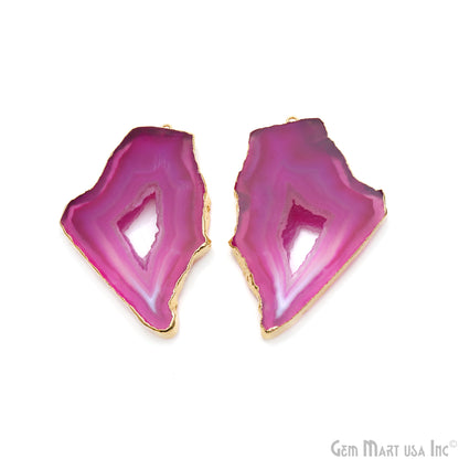 diy-earrings, agate earring, agate jewelry, geode