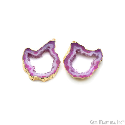 diy-earrings, agate earring, agate jewelry, geode