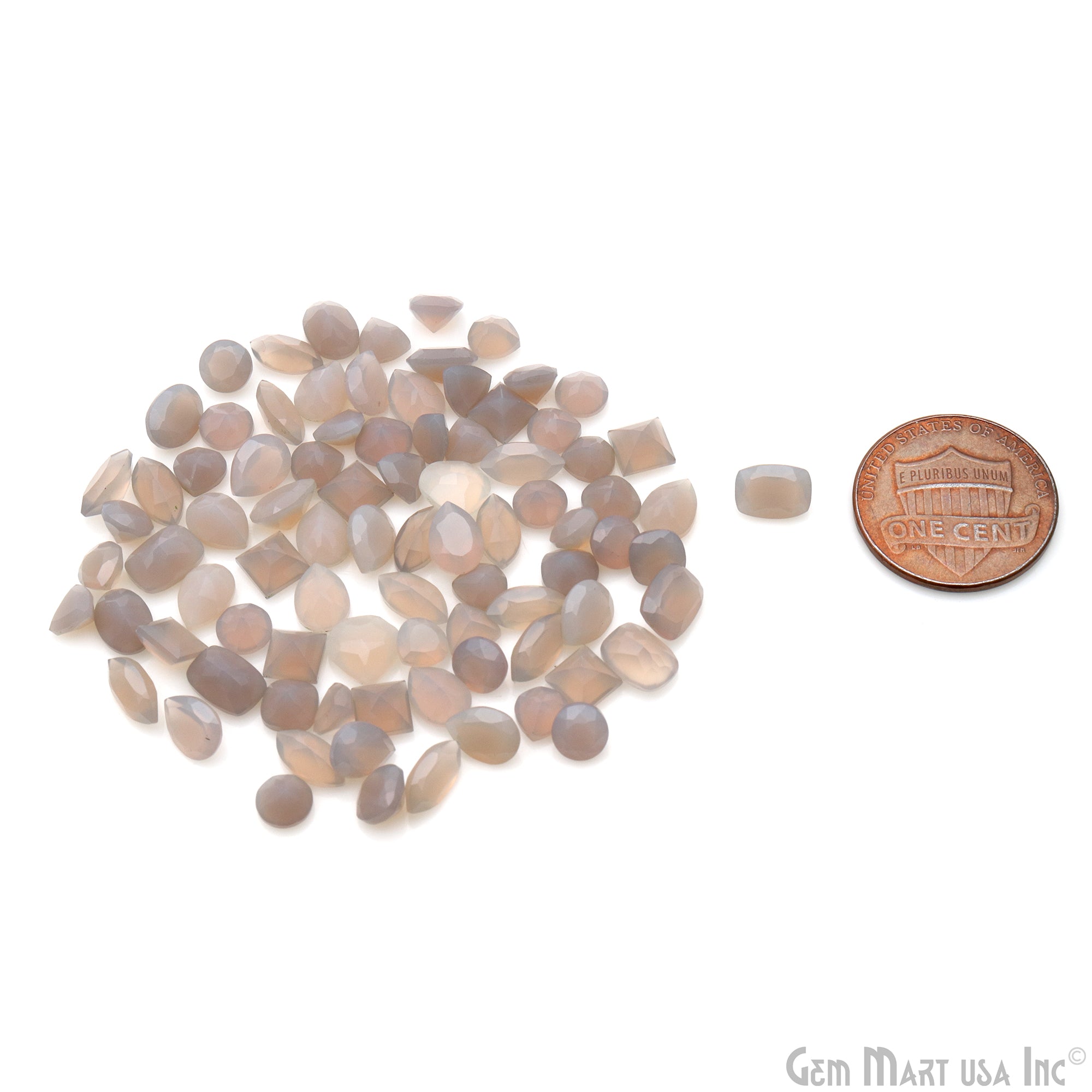 50 ct Lot Mix Shape 3-5mm Loose Gemstone Beads