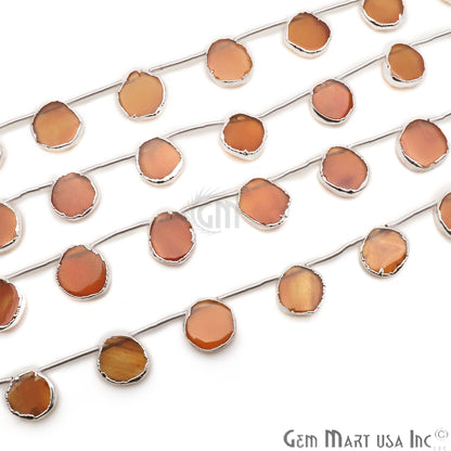 Carnelian Free Form 15x18mm Crafting Beads Gemstone Strands 9INCH - GemMartUSA