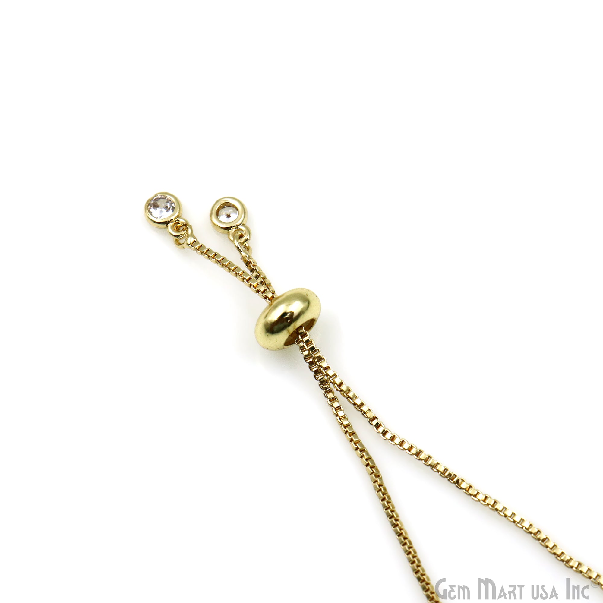 Arrow Head 40x18mm Gold Electroplated Slide Bracelet 4 Inch