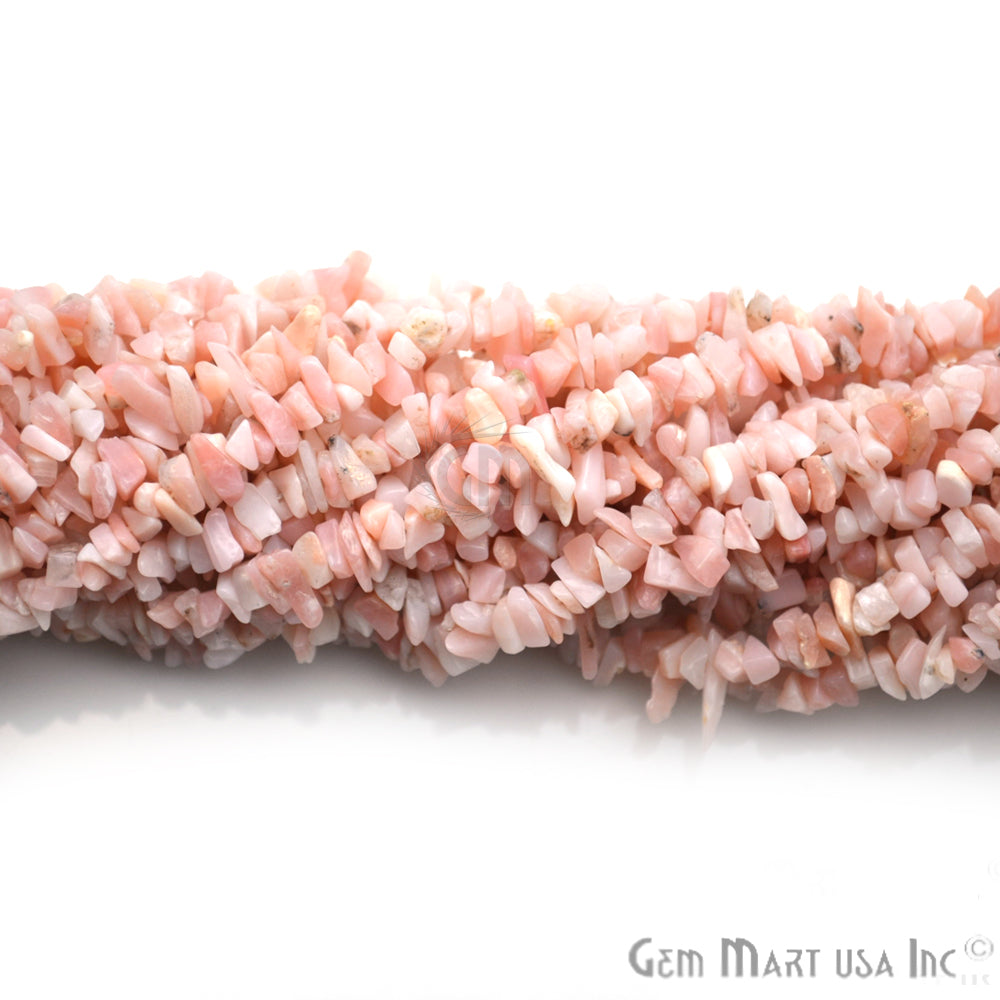 Natural Pink Opal Chip Beads Full Strand 34 Inch (762223558703)