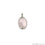 Rose Quartz Gemstone Oval 38x23mm Sterling Silver Necklace Pendant 1PC