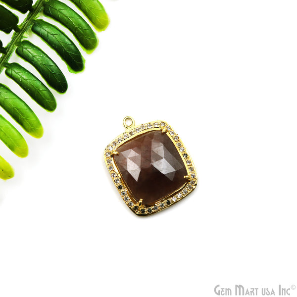 Sapphire & Pave Cubic...