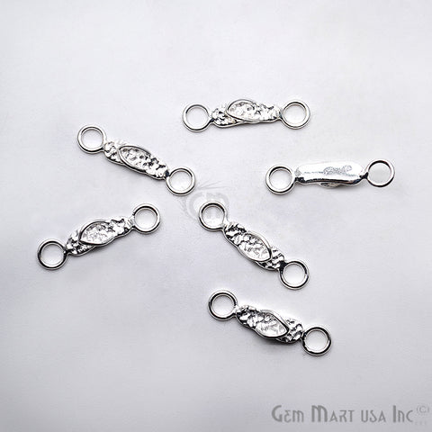 Slipper' Shape Sterling Silver Charm for Bracelet Pendants & Necklace - GemMartUSA