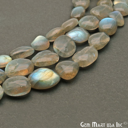 Labradorite Free Form 16x12mm Crafting Beads Gemstone Strands 16INCH - GemMartUSA