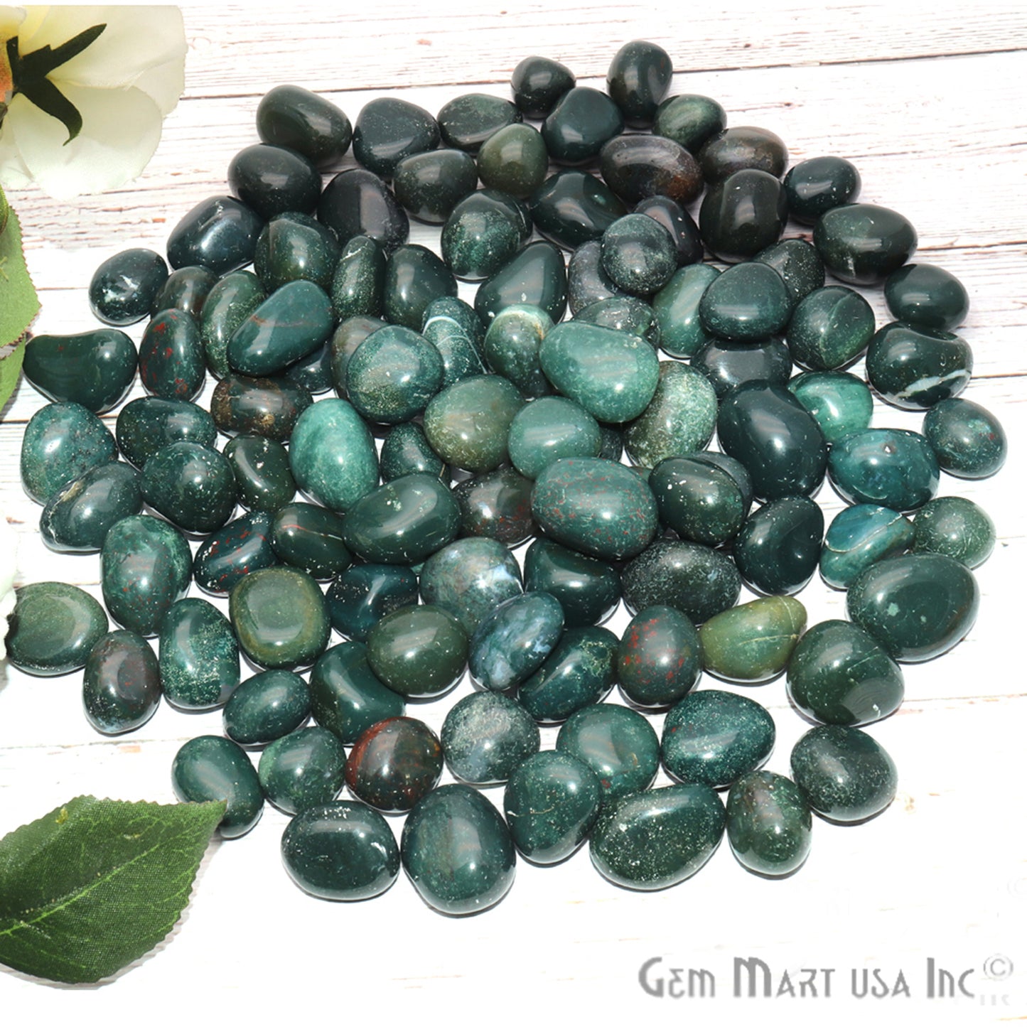 3.53oz Lot Green Aventurine Tumbled Reiki Healing Metaphysical Beach Spiritual Gemstone - GemMartUSA