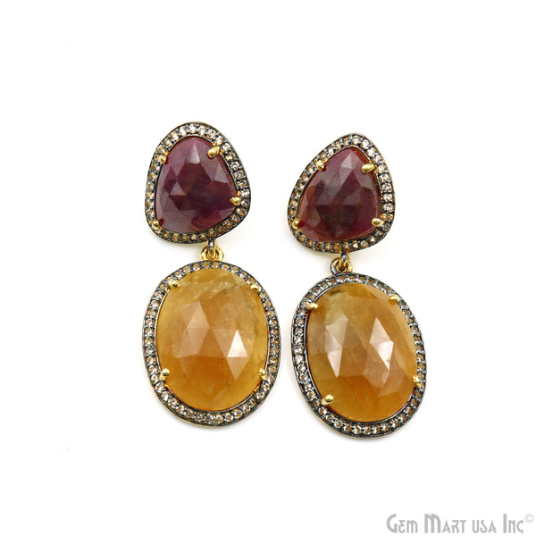 Sapphire With Cubic Zirconia...