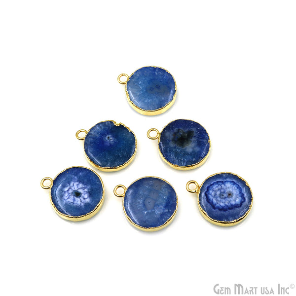 Blue Agate Geode Druzy...