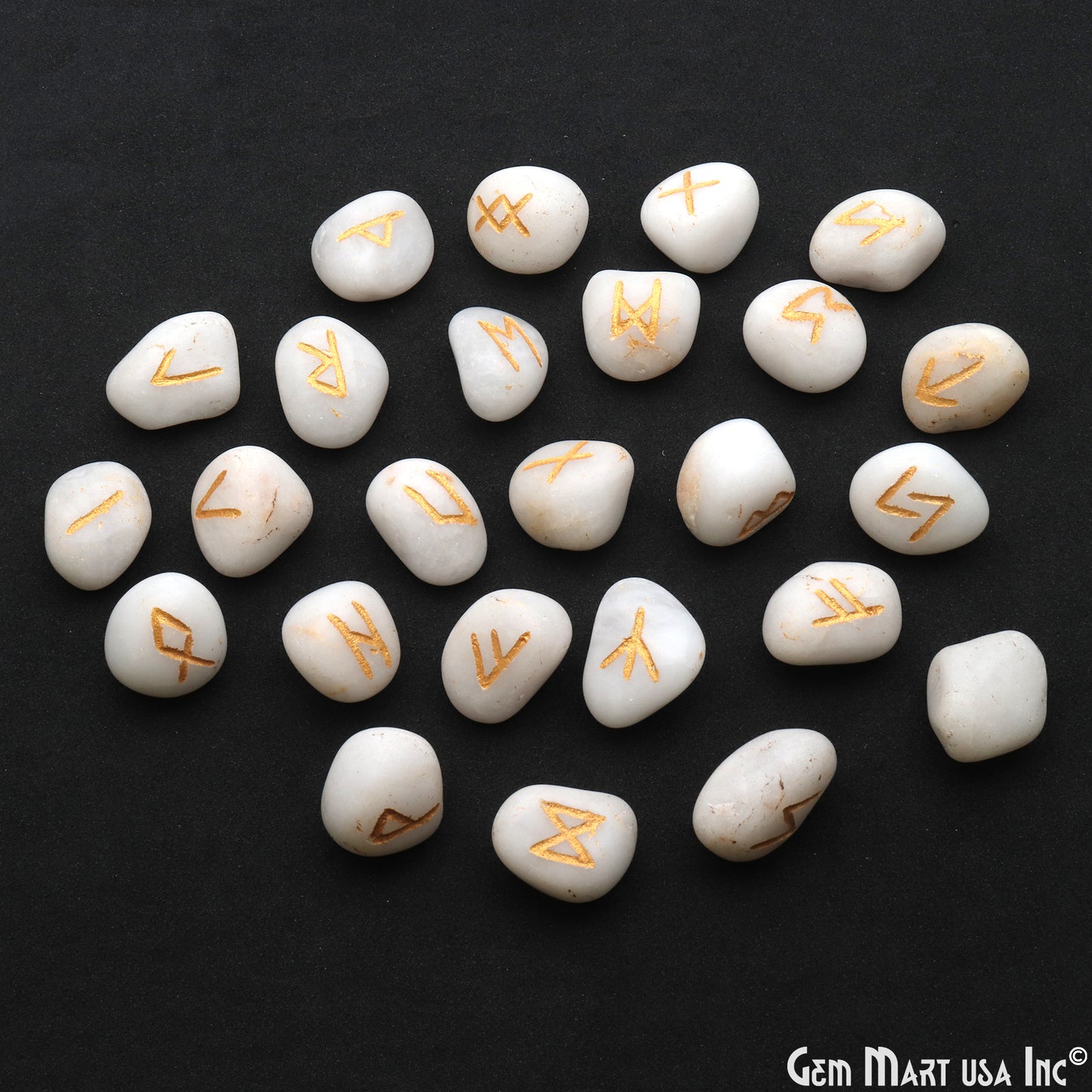 Rune Stones, Medium Size Spiritual Stones, Futhark Reiki, Rune Stone Symbols, Gemstones