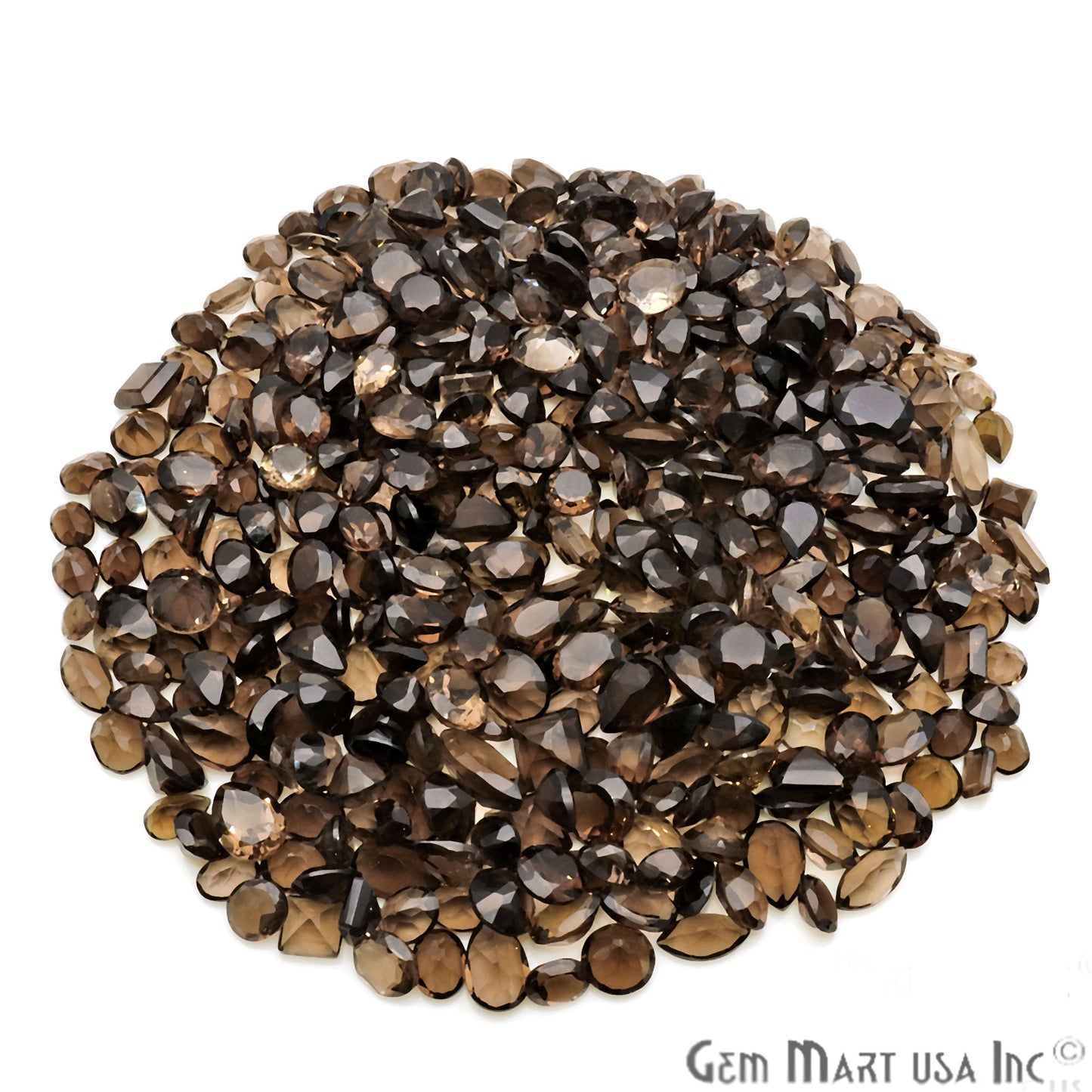 Natural Smoky Topaz Mix Shape Loose Gemstones,Precious Stones - GemMartUSA