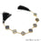 Labradorite Free Form 18x15mm Gold Edged Crafting Beads Gemstone Strands 9INCH - GemMartUSA