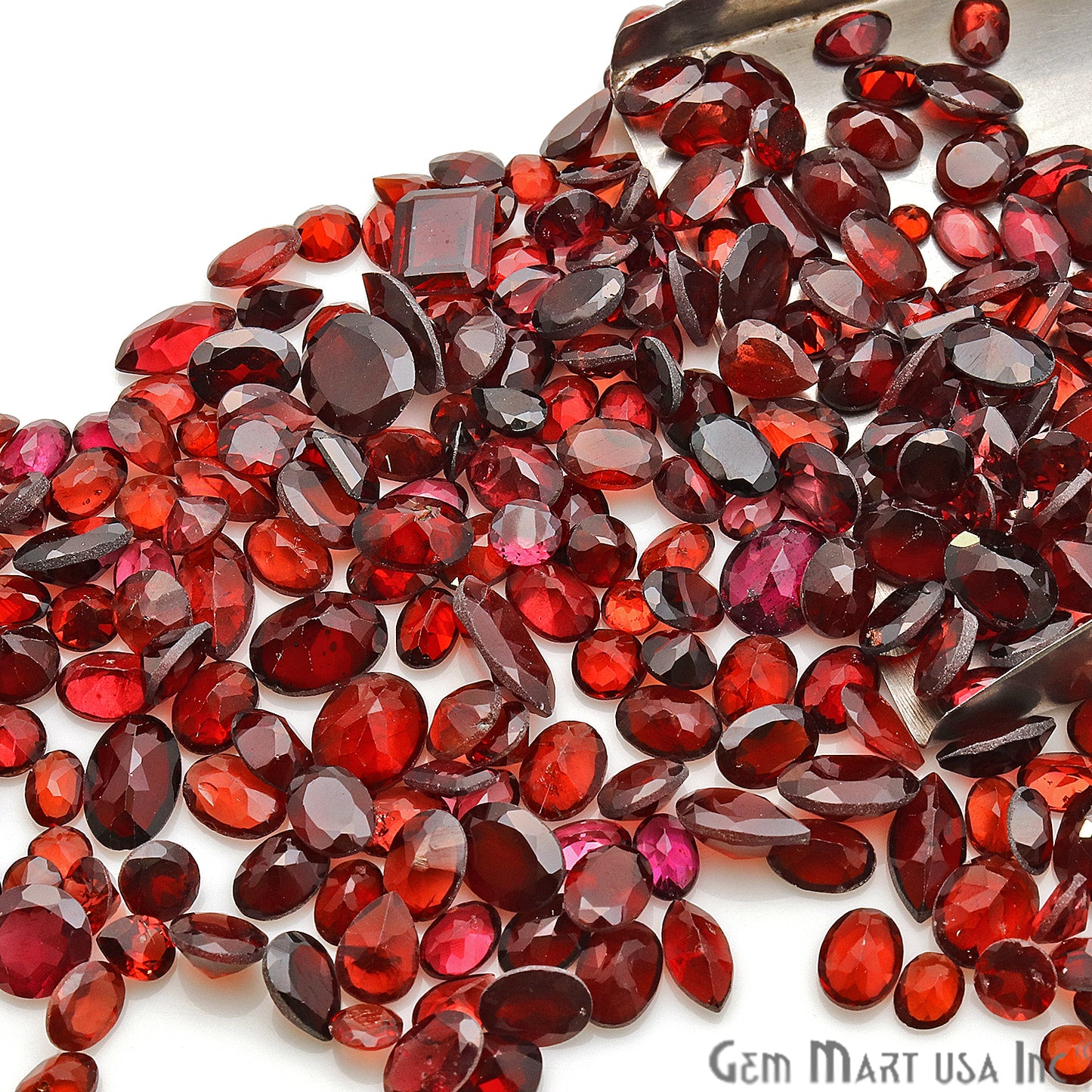 50 Carat Garnet Mix Shape A+ Grade Wholesale Loose Gemstones - GemMartUSA