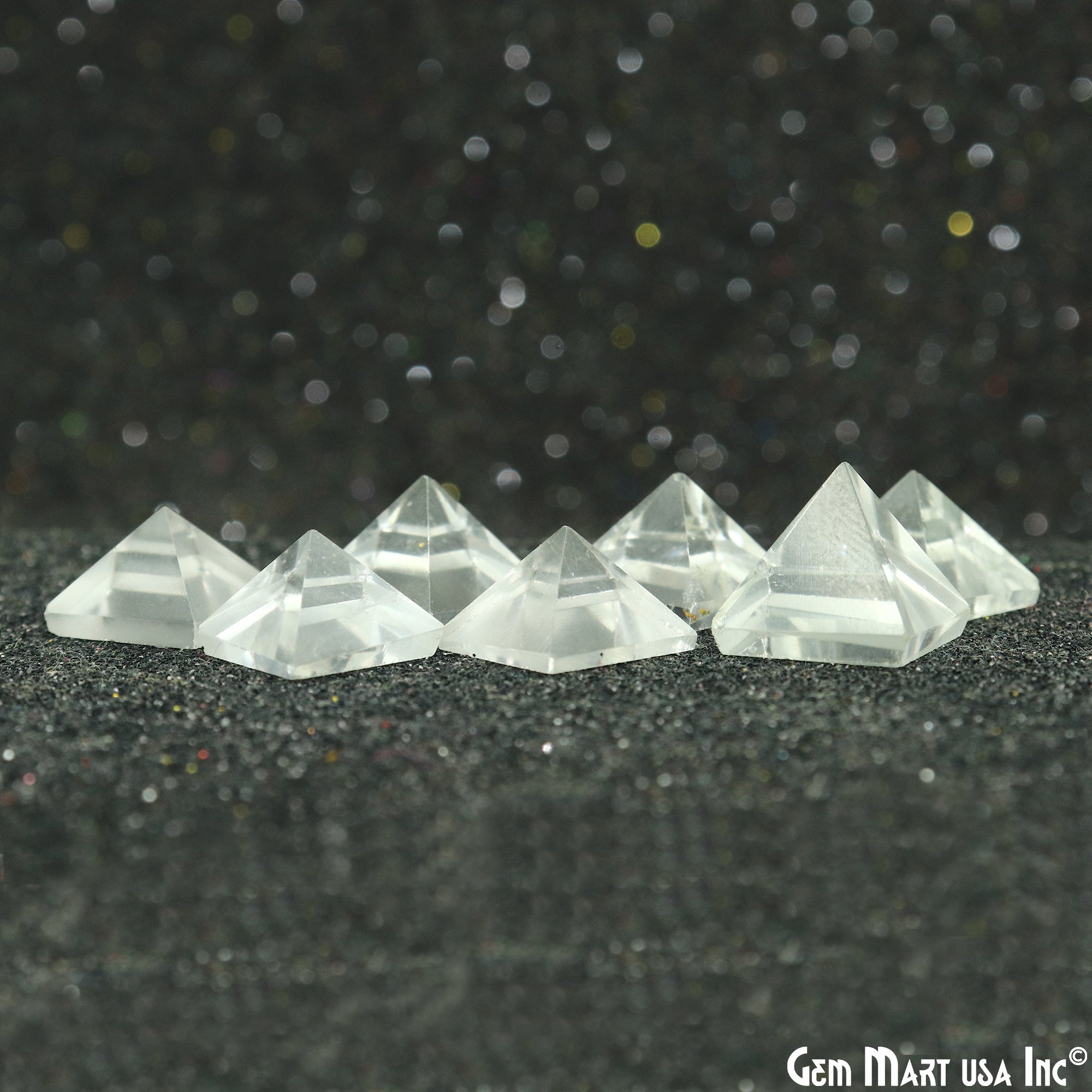 Healing Gemstone Pyramid 13x10mm Metaphysical Reiki Crystal