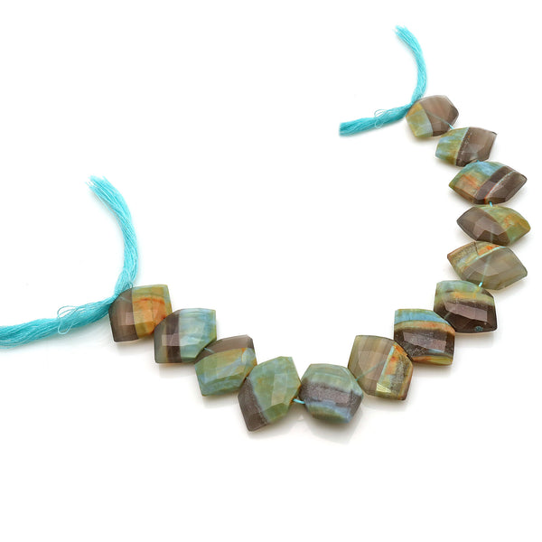 Opal Hexagon Beads, 8...