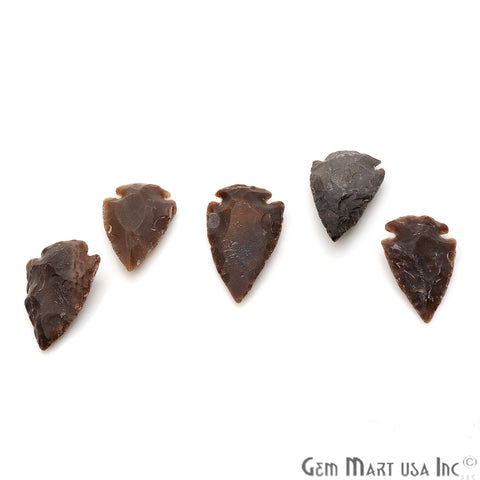 Arrowhead Cut Gemstones, 38x23mm Handcrafted Stone, Loose Gemstone, DIY Pendant, DIY Jewelry - GemMartUSA