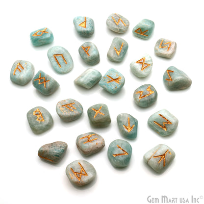 Rune Stones, Small Size Spiritual Stones, Futhark Reiki, Rune Stone Symbols, Gemstones