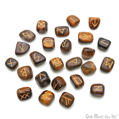 Rune Stones, Medium Size Spiritual Stones, Futhark Reiki, Rune Stone Symbols, Gemstones