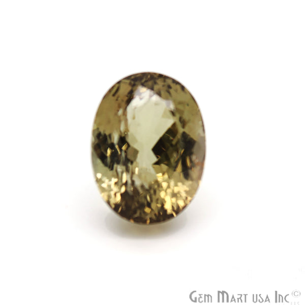 Green Tourmaline Oval Gemstone,...