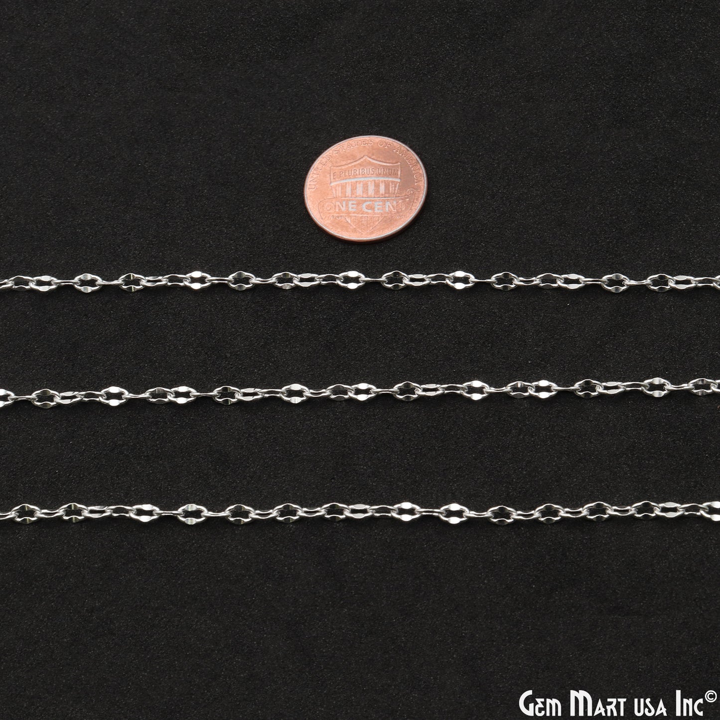 Silver Finding 5x4mm Silver Plated Chain