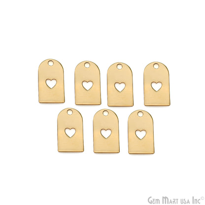 Guitar Pickguard Charm Laser Finding Gold Plated 10x17mm Charm For Bracelets & Pendants