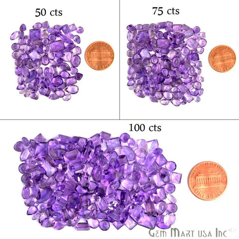 20 cts Amethyst Pears 6x8, Loose Faceted Stone, Amethyst Mix, Amazing Cut and Quality - GemMartUSA