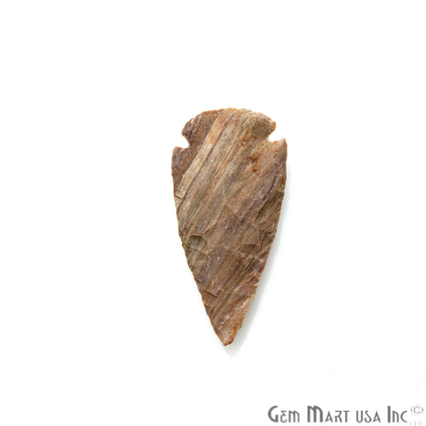 Arrowhead Cut Gemstones, 28x62mm Handcrafted Stone, Loose Gemstone, DIY Pendant, DIY Jewelry - GemMartUSA