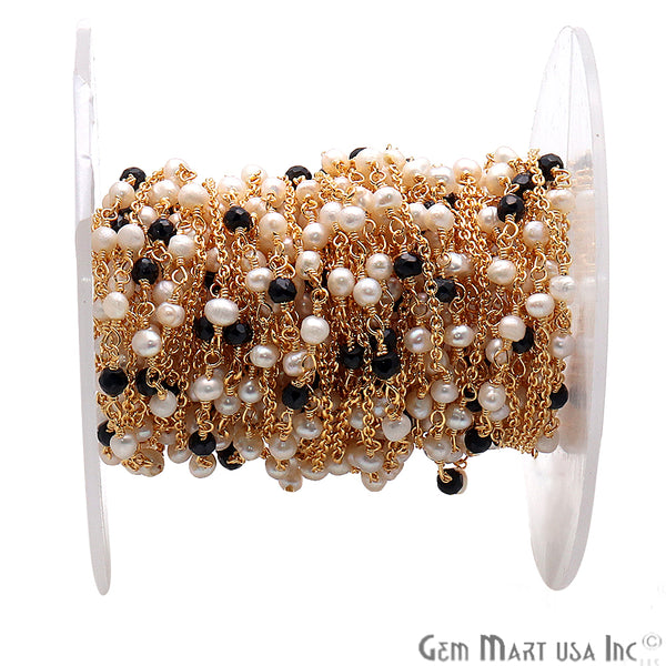 Black Spinel & Pearl...