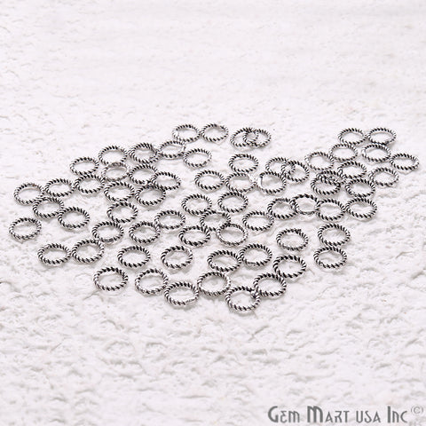 10pc Lot Round Oxidized Finding, Filigree Findings, Findings, Jewelry Findings - GemMartUSA
