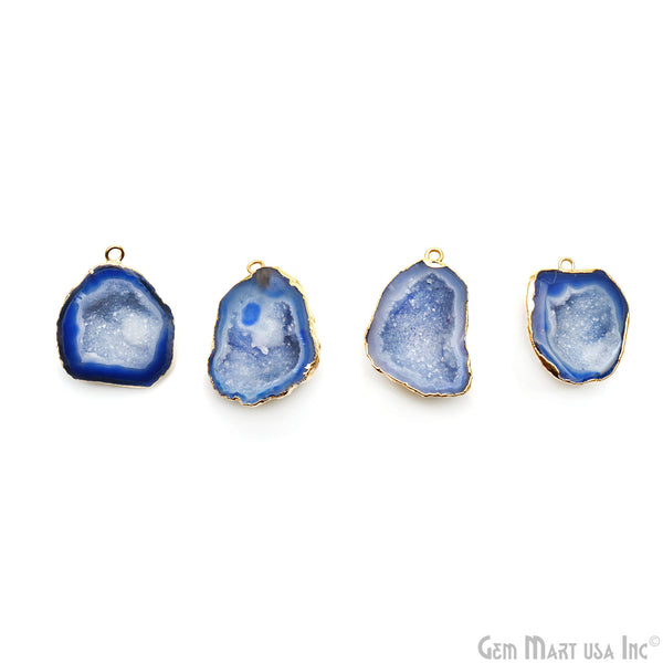 Geode Druzy Gold Electroplated...