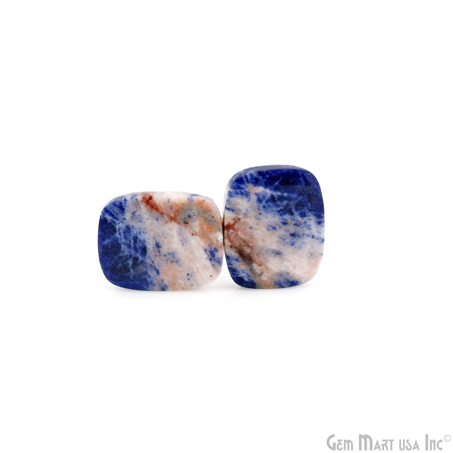 Sodalite Cushion Shape 21X17mm Loose Gemstone For Earring Pair