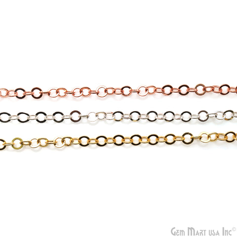 Round Link Chain For Jewelry Making 5mm Link Chain Necklace, Minimal Finding Chain