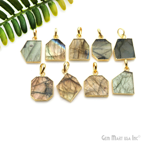 Labradorite 25x18mm Organic Shape...