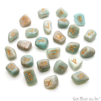 Rune Stones, Medium Size Spiritual Stones, Futhark Reiki, Rune Stone Symbols, Gemstones