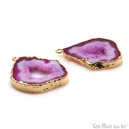 diy-earrings, agate earring, agate jewelry, geode