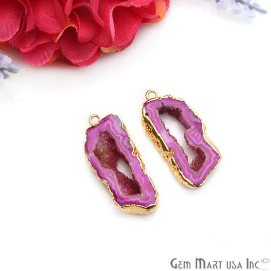 diy-earrings, agate earring, agate jewelry, geode