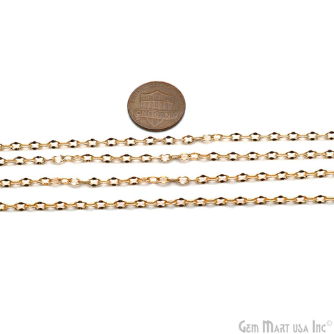 Dainty Gold Plated 3x4mm Finding Chain