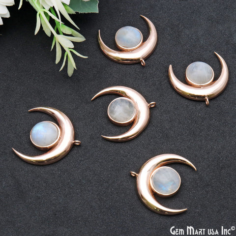 DIY Horn Shape 29x28mm Rose Gold Plated Single Bail Necklace Pendant