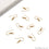 5 Pair Lot Gold Plated 25x9mm Earring Fish Hooks Findings