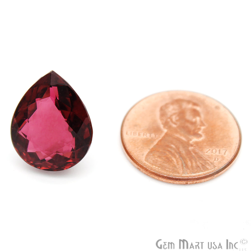 Pink Tourmaline Faceted Pears Loose Gemstone 9.70 Cts, Clarity VS-SI - GemMartUSA