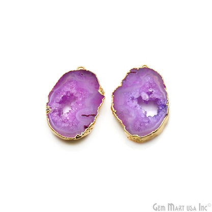 diy-earrings, agate earring, agate jewelry, geode