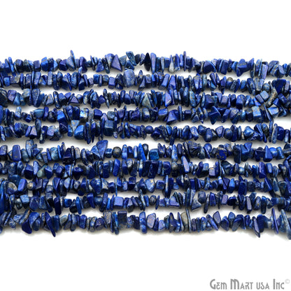 Natural Sodalite Chip Beads, 34 Inch Full Strand (762226212911)